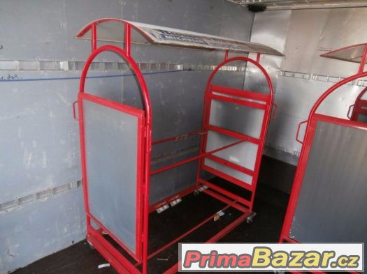 Pojízdný přepravní box na pneu,reklama.. – fotografie 1