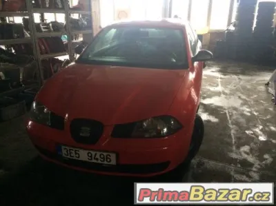 prodam nahradni dily Seat Ibiza 2002 1.9tdi 96kw  1.4i 16v