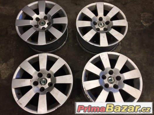 alu kola škoda superb 1 R16 5x112 – fotografie 1