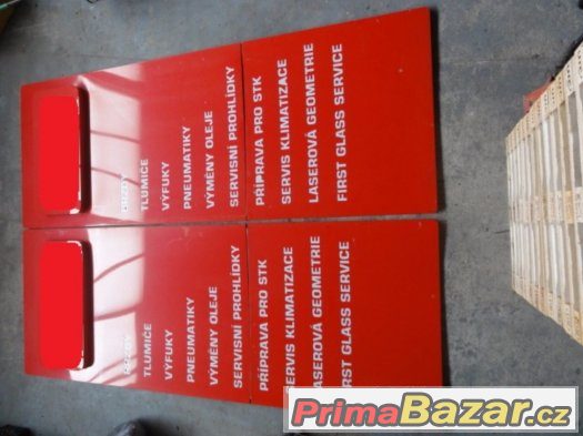 Bilboard, cedule, reklamní cedule, autoservis poutač, pneuse – fotografie 1