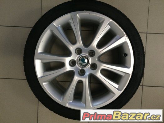 ŠKODA ALU R 18" – ORIG.OTAVIA RS II – SUPERB, Passat, Golf V – fotografie 5