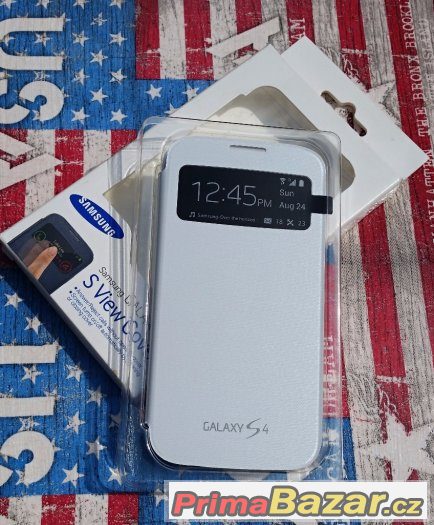 Samsung flip S-view pro Galaxy S4 i9505, bílá – fotografie 2