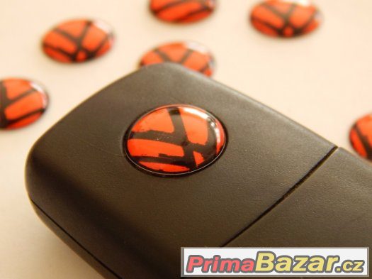 3d nálepky vw skoda logo – fotografie 3