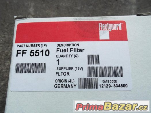 Palivový filtr na DAF XF 95 - EURO3 – fotografie 1