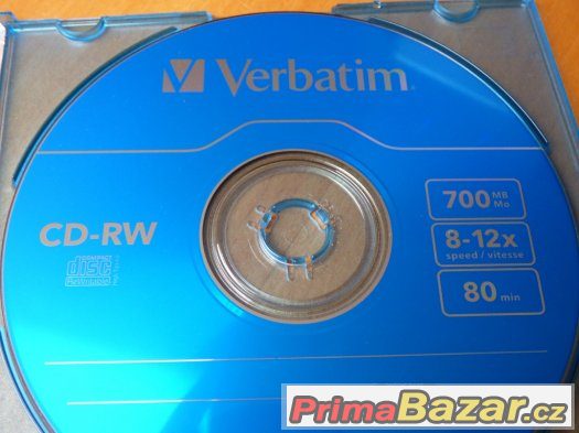 Verbatim CD-RW 8-12x 5 kusů – fotografie 2