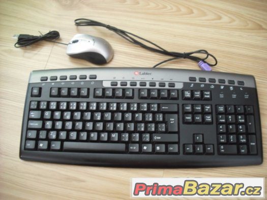 Klávesnice Labtec+optická myš Genius – fotografie 1