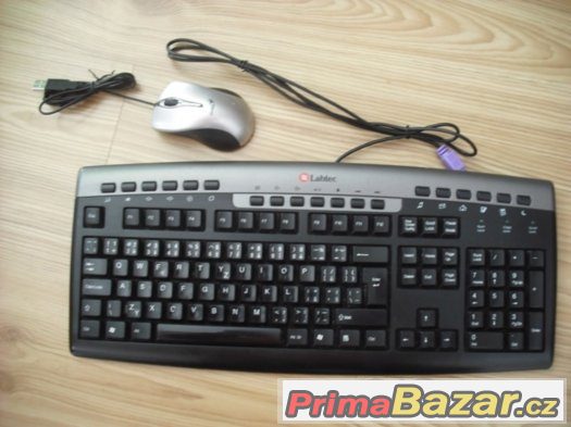 Klávesnice Labtec+optická myš Genius – fotografie 2