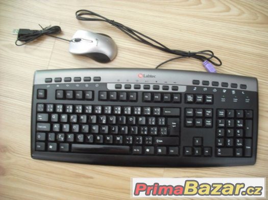 Klávesnice Labtec+optická myš Genius – fotografie 3