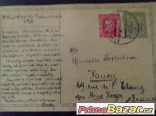 Staré Dopisnice  a Telegram se Známkami – fotografie 3