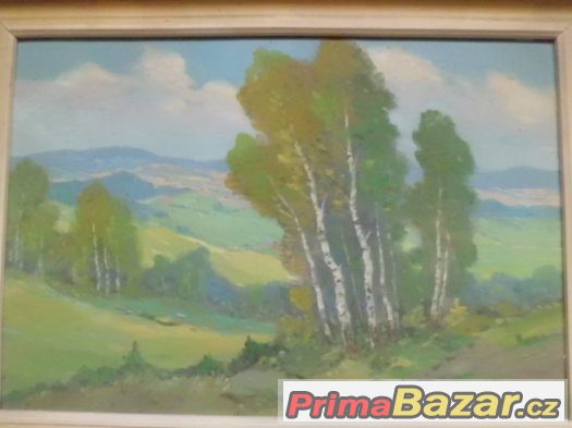 starý pěkný malovaný obraz 2 – fotografie 2