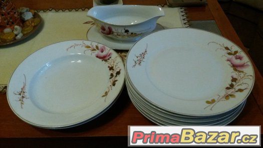 BROUŠENÁ VÁZA, TALÍŘE, VÁZIČKA počátek 20.století – fotografie 5