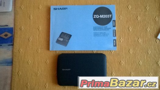 Sharp elektronický diař retro – fotografie 1