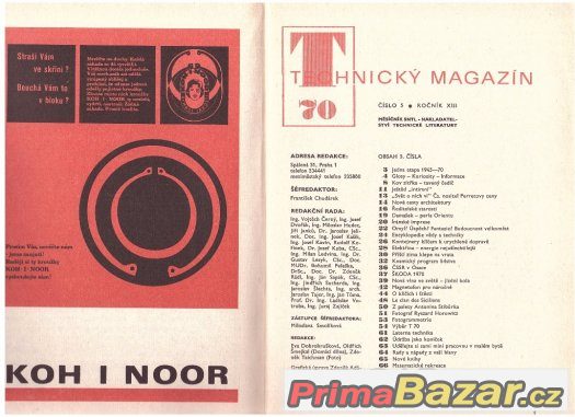 Prodám T 70 Technický  magazín Kosmický program – fotografie 3