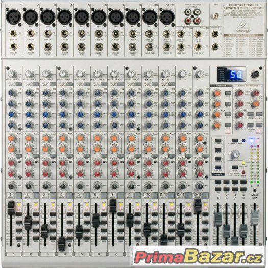 Mix pult Behringer Eurorack UB2442FX- PRO  Prodám – fotografie 1