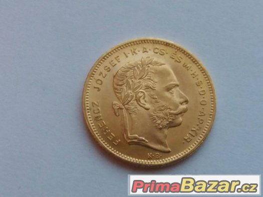 zlatá mince 8 zlatník 1874 0/0 – fotografie 1