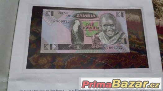 Zambia bankovka One kwacha – fotografie 2