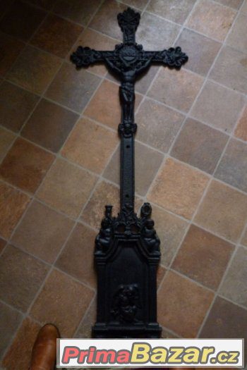 Litinový velký kříž 130 cm – fotografie 1