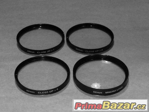 Prodám předsádkové čočky 62 mm – fotografie 2