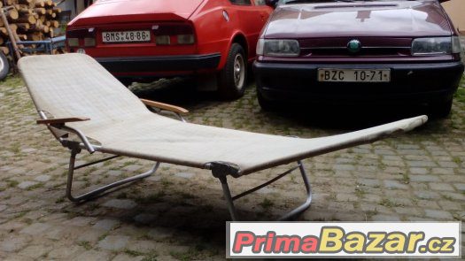 Rozkládací retro lehátko – fotografie 2