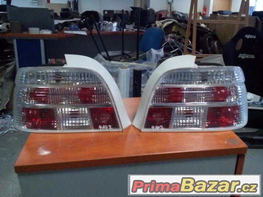 BMW 5 E39 ZADNÍ ČIRÁ SVĚTLA ,,SILVER LINE" – fotografie 1