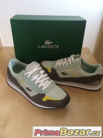 Tenisky Lacoste vel 41 NOVÉ S VISAČKOU – fotografie 1