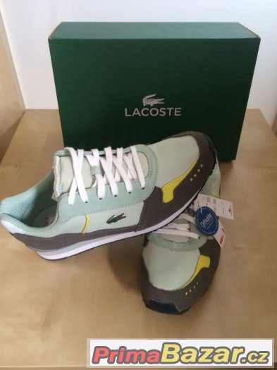 Tenisky Lacoste vel 41 NOVÉ S VISAČKOU – fotografie 2