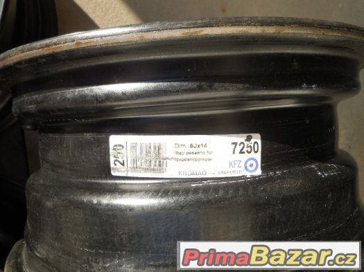 Plechový disk KFZ 6jx14 ET37 – fotografie 2
