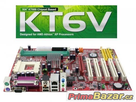 MSI KT6V-LSR (MS-7021) SATA PATA LAN Audio sc.462(A) – fotografie 1