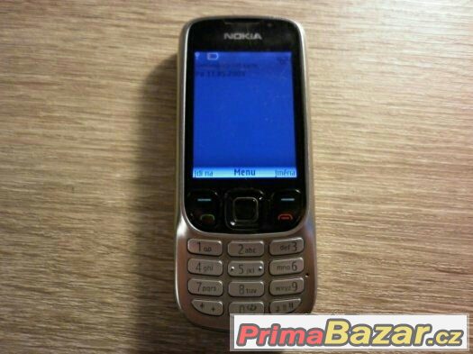 Nokia 6303, stříbrná,klasický tlačítkový tel.,perfektní stav – fotografie 1