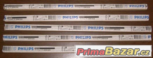 5 kusů Philips MASTER TL-D Super 80 18W/830, NOVÉ – fotografie 2