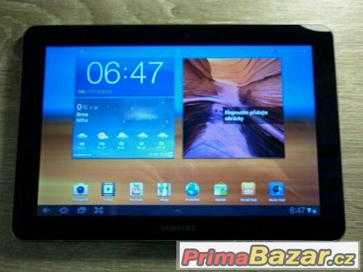 Samsung Galaxy Tab I.10.1.3G, 16GB,model P7500, top stav – fotografie 1