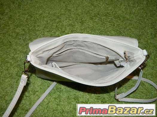 Crossbody , psaníčko kabelka béžová, nude – fotografie 3