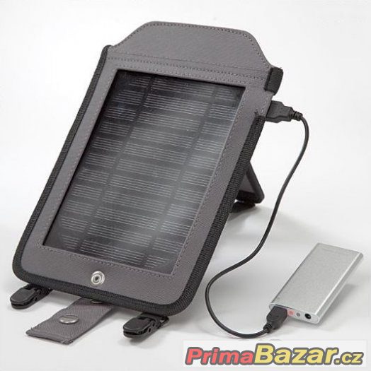 Solární nabíječka + powerbanka 1000mAh 1.5W – fotografie 1