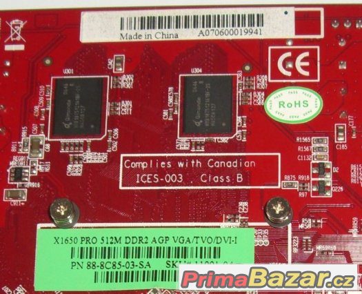 Sapphire Radeon X1650 Pro, 512 MB, AGP 8x RV530 – fotografie 5