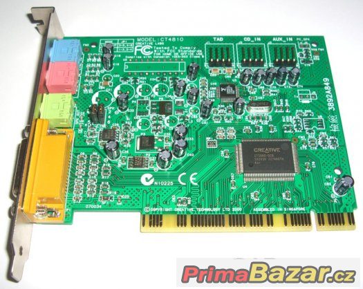 Zvuková karta CREATIVE Sound Blaster PCI128 CT4810 – fotografie 4
