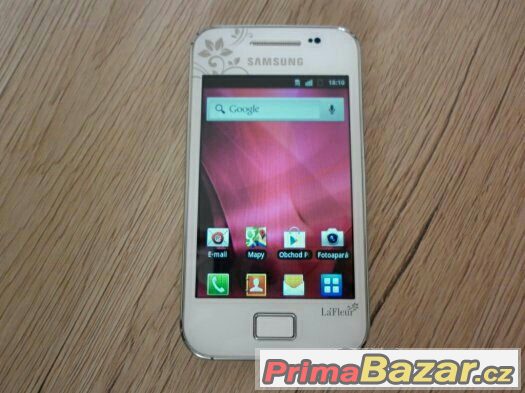 Samsung Galaxy Ace White La Fleur, 5MPx,Android,Top stav – fotografie 1