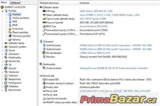 AMD Athlon 900 MHz Thunderbird A0900AMT3B sc.462 FUNKČNÍ – fotografie 4