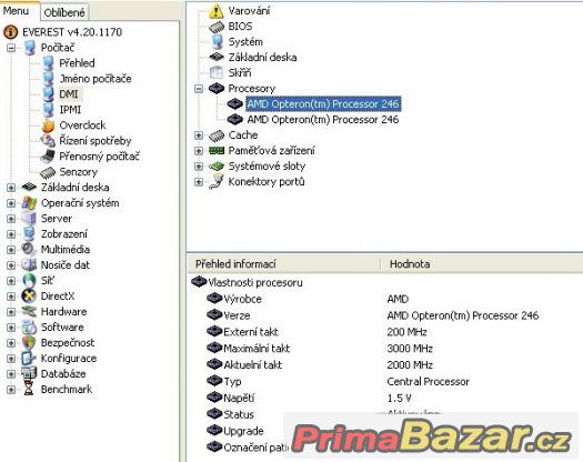 2 Výkonné, plně 64-bitové procesory AMD Opteron 246, sc.940 – fotografie 4
