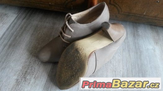 Deichmann Graceland béžové boty na podpatku – fotografie 3