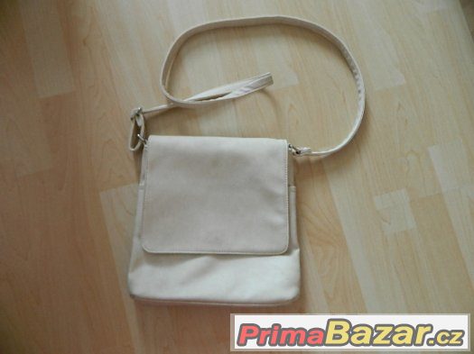 Crossbody kabelka béžová, nude – fotografie 1