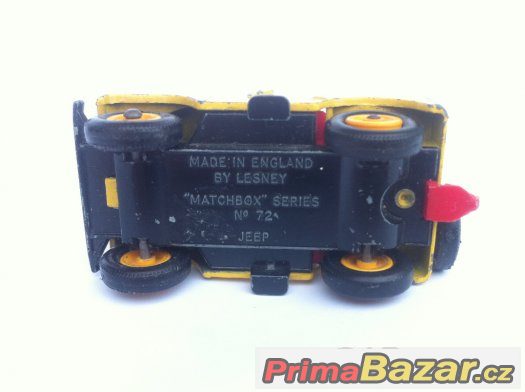 Prodám kovoví model MATCHBOX No.72 JEEP – fotografie 3