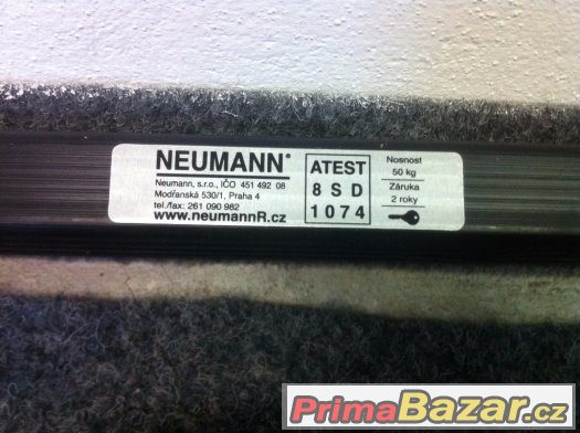 Prodám příčníky NEUMANN Max na střechu auta – fotografie 2