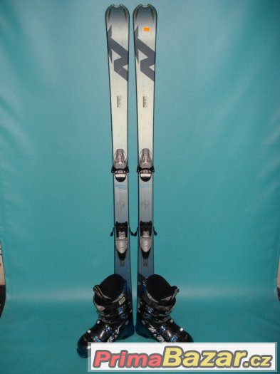 Lyže Nordica  166 cm + boty Fischer 275mm – fotografie 1