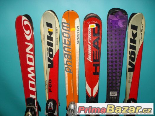 Juniorské lyže 130 cm + boty – fotografie 2