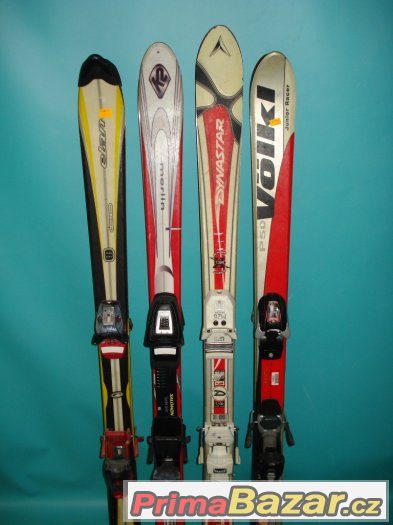 Dětské lyže 130 cm + boty – fotografie 2