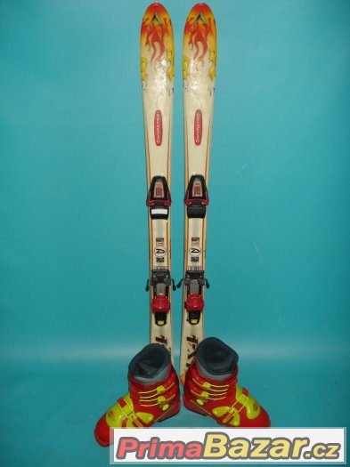 Lyže Dynastar 120cm + boty SanMarco 250mm – fotografie 1