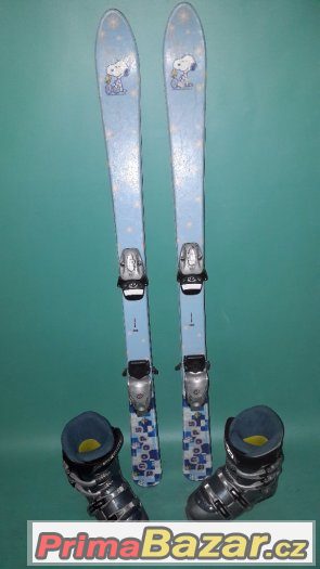 Lyže 120cm a boty Nordica 235mm – fotografie 1