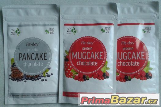 Fit-day proteinové palačinky + 2x Rychlý čokoládový koláček – fotografie 1