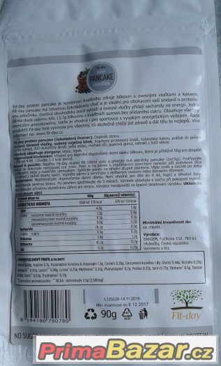 Fit-day proteinové palačinky + 2x Rychlý čokoládový koláček – fotografie 2