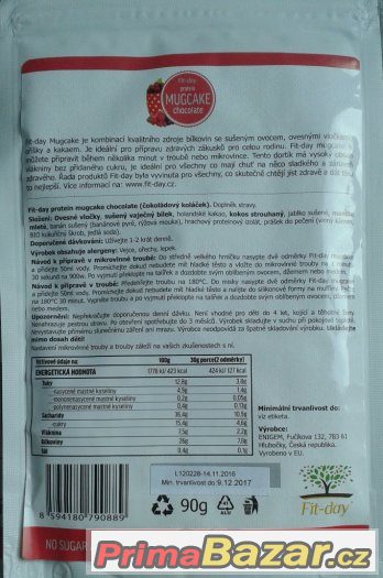 Fit-day proteinové palačinky + 2x Rychlý čokoládový koláček – fotografie 3